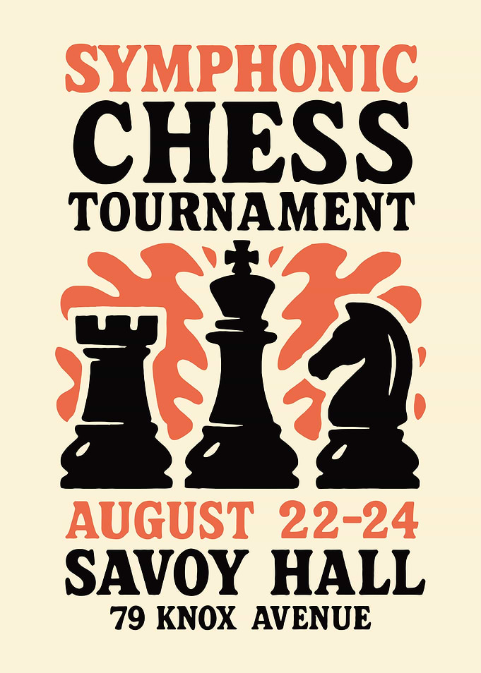 Symphonic Chess Tournament Poster