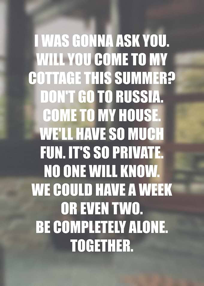 Heated rivalry Cottage Text Art