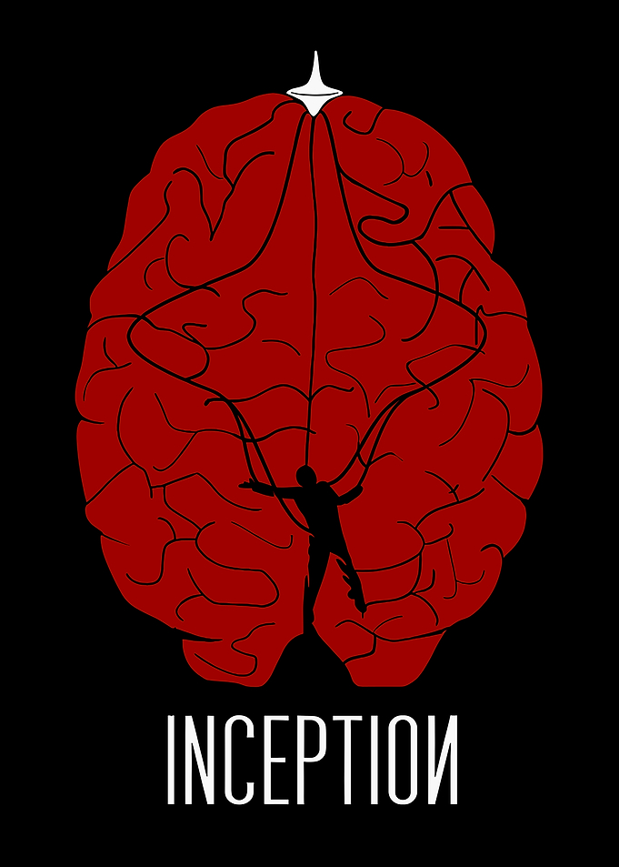 Inception Movie Poster Minimalist Art