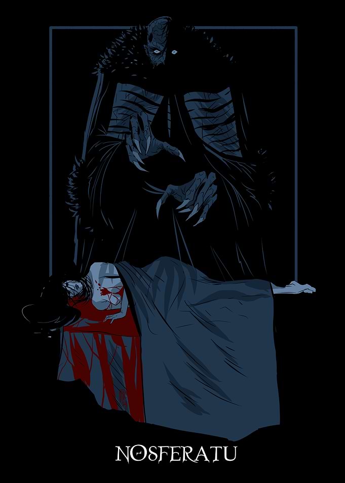 Nosferatu Dark Vampire Art