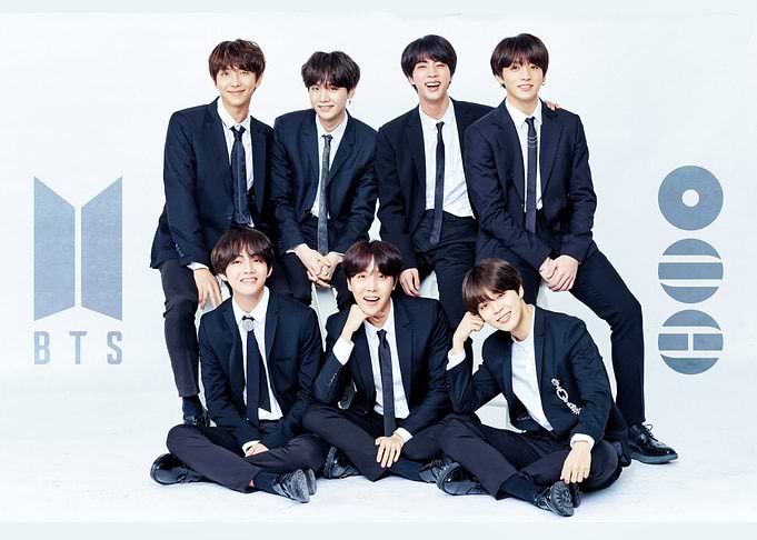 BTS Group Portrait in Suits