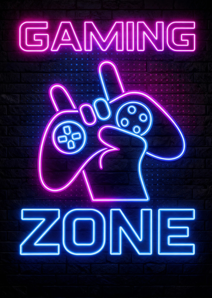 Gaming Zone Neon Sign