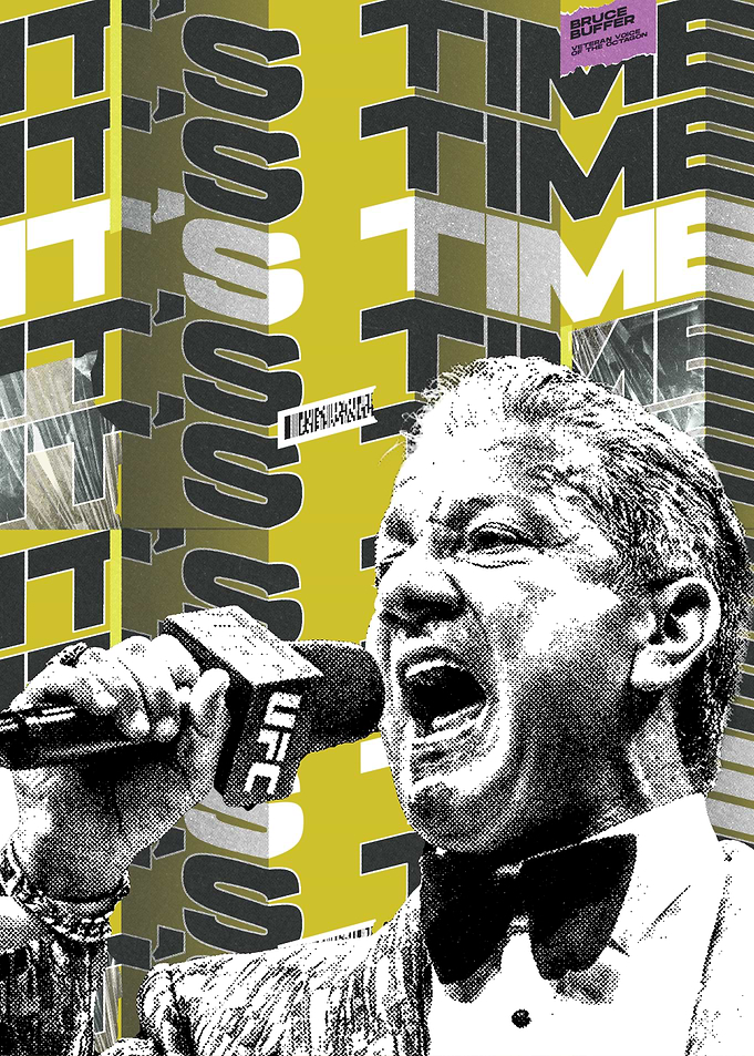 Bruce Buffer UFC Illustration
