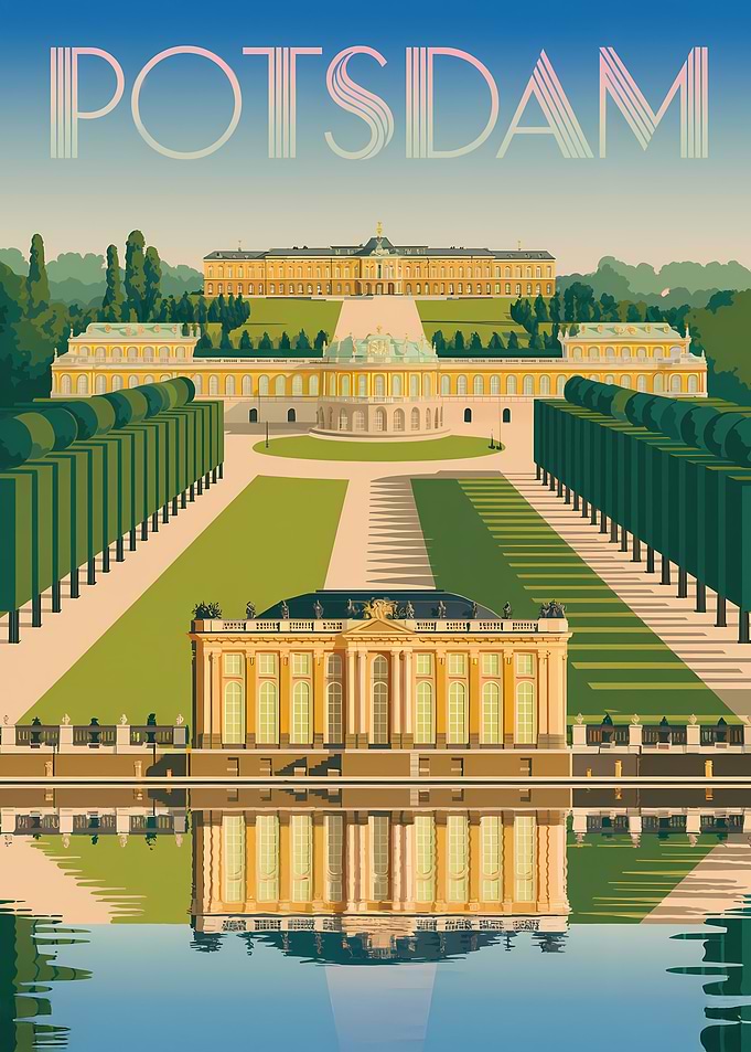 Potsdam Palace Illustration