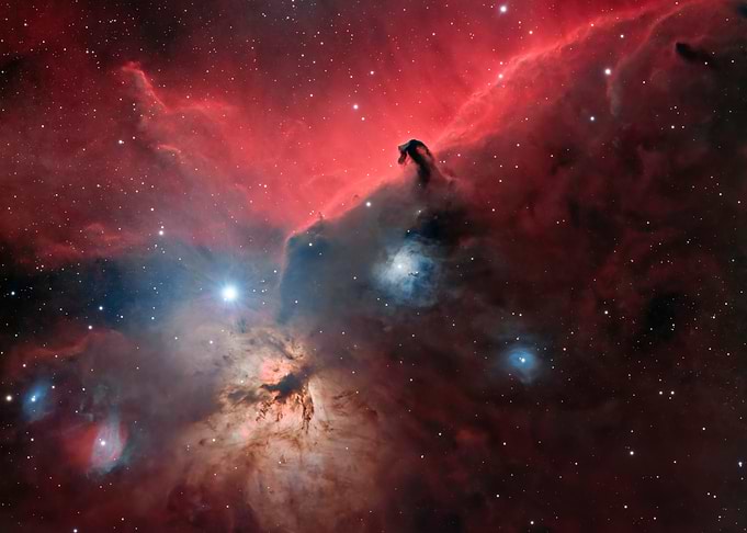 Horsehead Nebula in Deep Space
