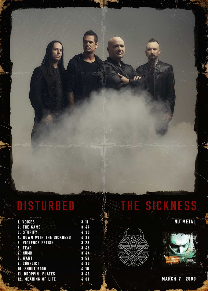 Disturbed - The Sickness Album Cover
