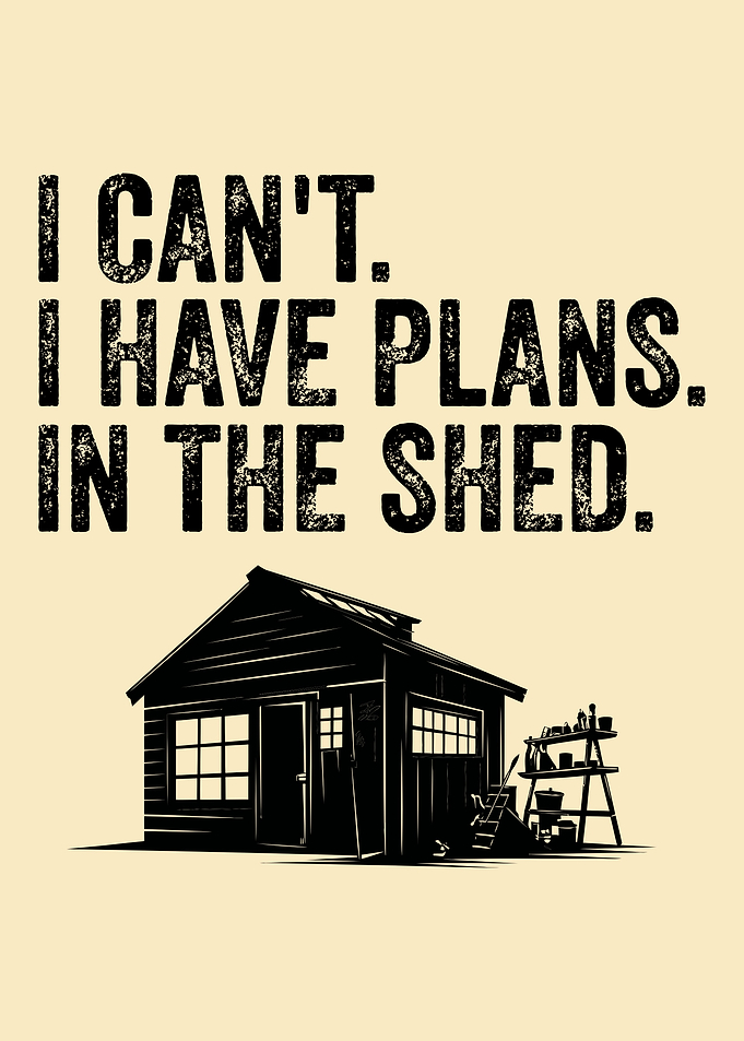 I Can't, Shed Plans