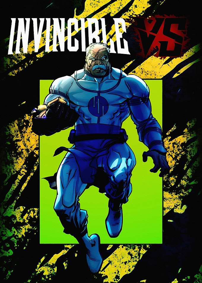 Invincible VS Omni-Man Comic Book Art