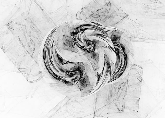 Black and White Swirl
