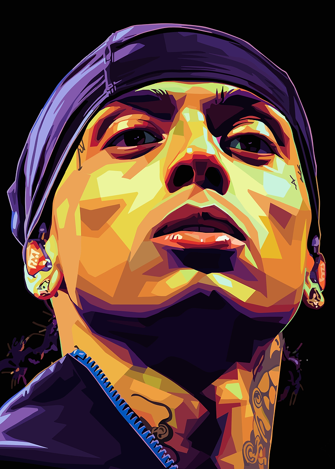Central Cee Pop Art Portrait