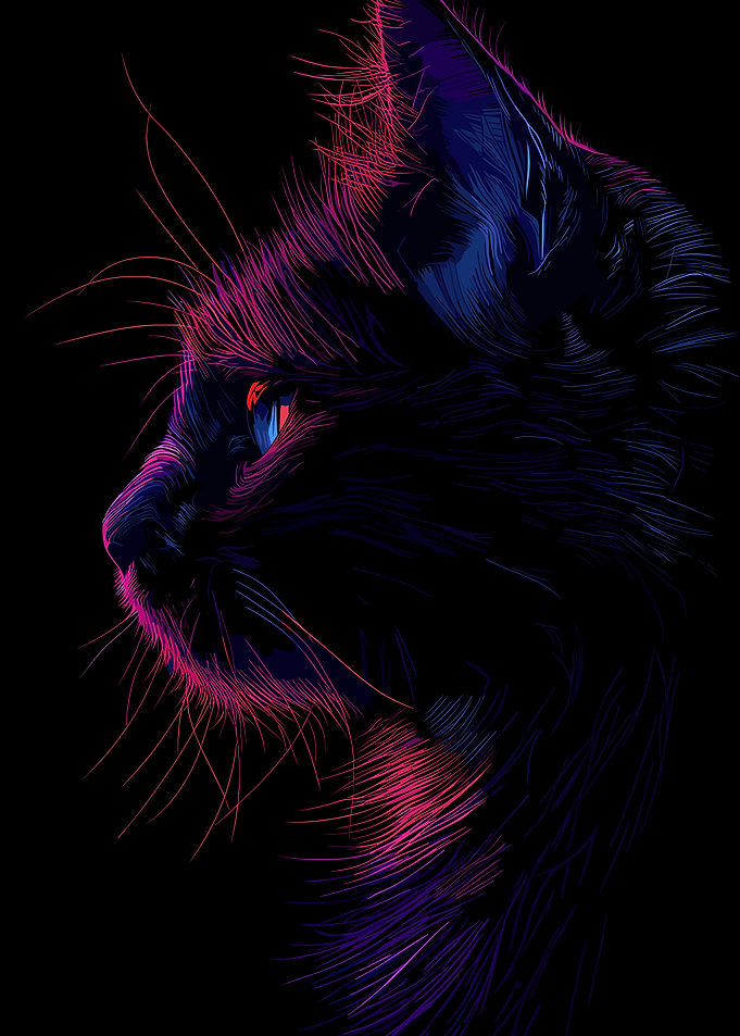 Neon Cat Profile