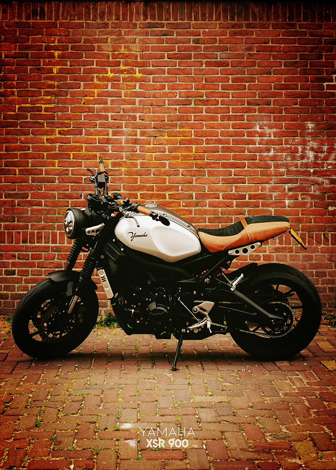 Yamaha XSR 900 Motorcycle Poster