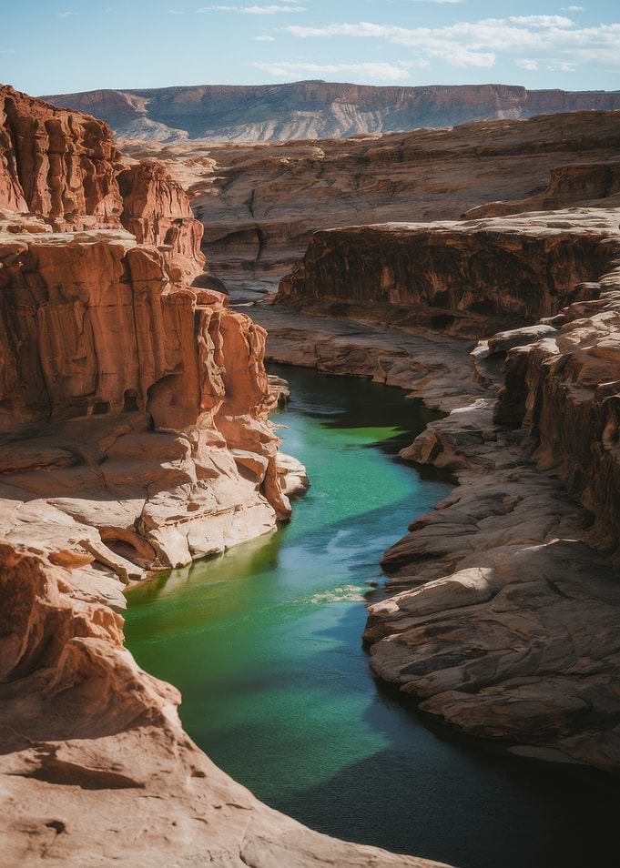 Canyon River Landscape