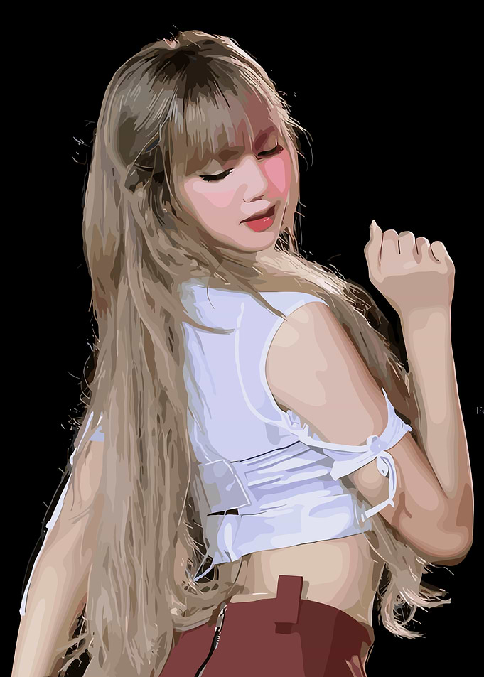 Lisa Blackpink Digital Art