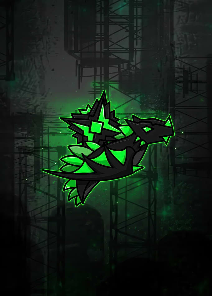 Cyberpunk Dragon Digital Art