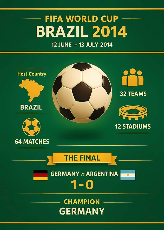 FIFA World Cup Brazil 2014 Poster