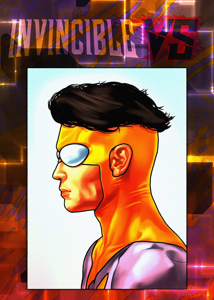 Invincible Vs profile comic book art