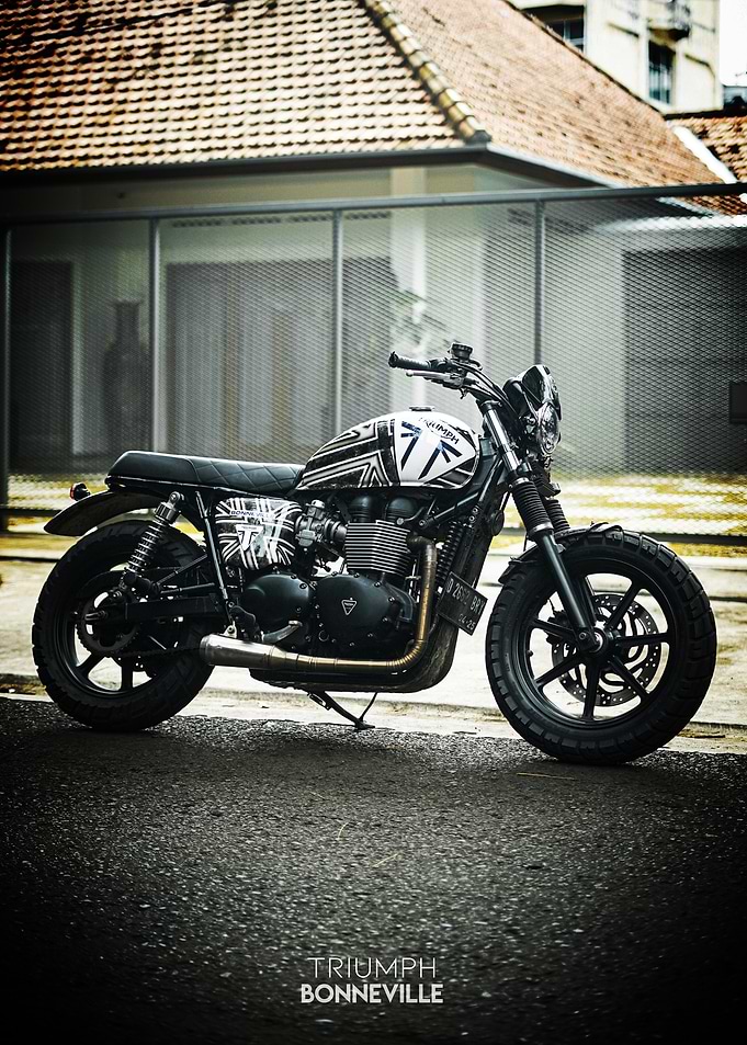 Triumph Bonneville Custom Poster