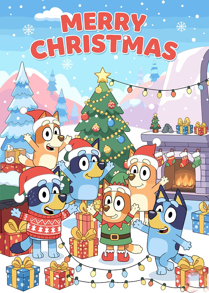 Bluey Christmas Celebration