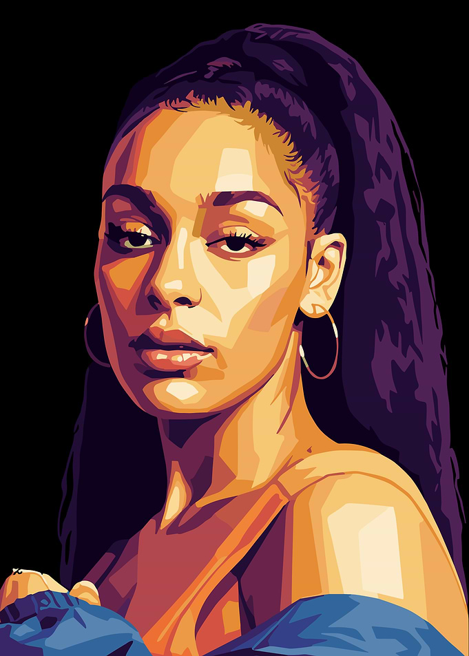 Jorja Smith Portrait Digital Art