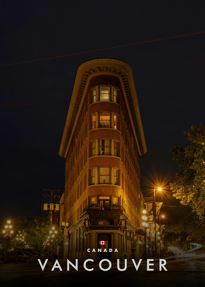 Vancouver, Canada: Gastown's Historic Flatiron Building