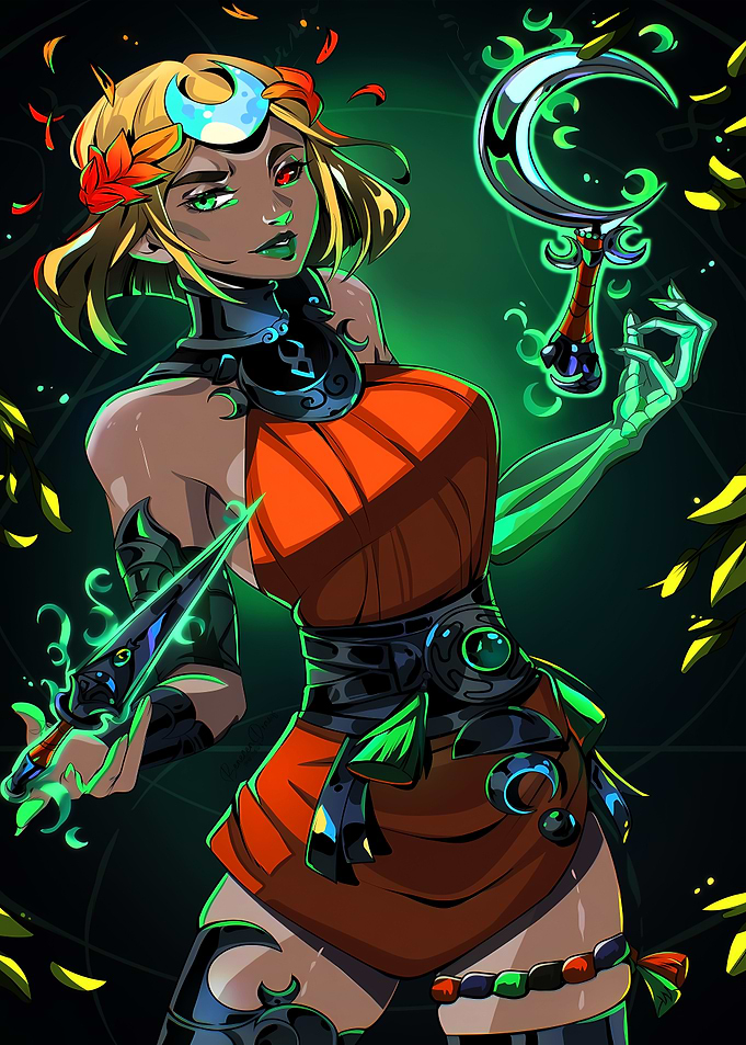 Hades Game Character Nyx Illustration