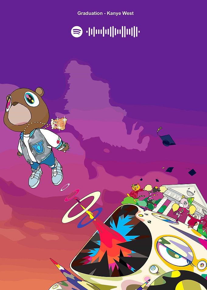 Kanye West Graduation Album Cover Art