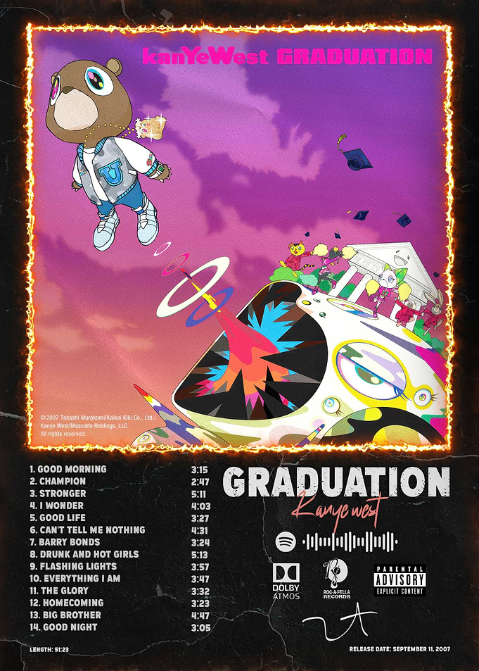 Kanye West Graduation Album Cover