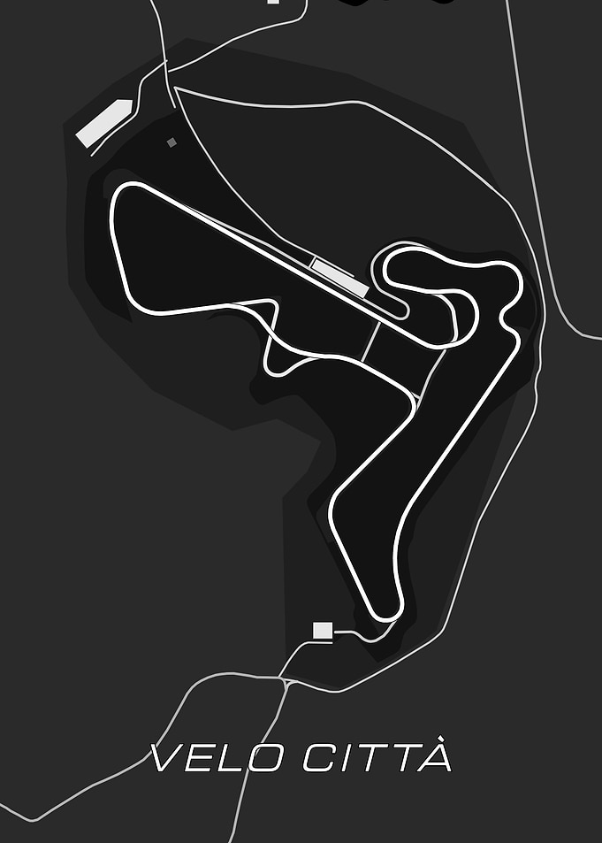 Velo Città Race Track Map