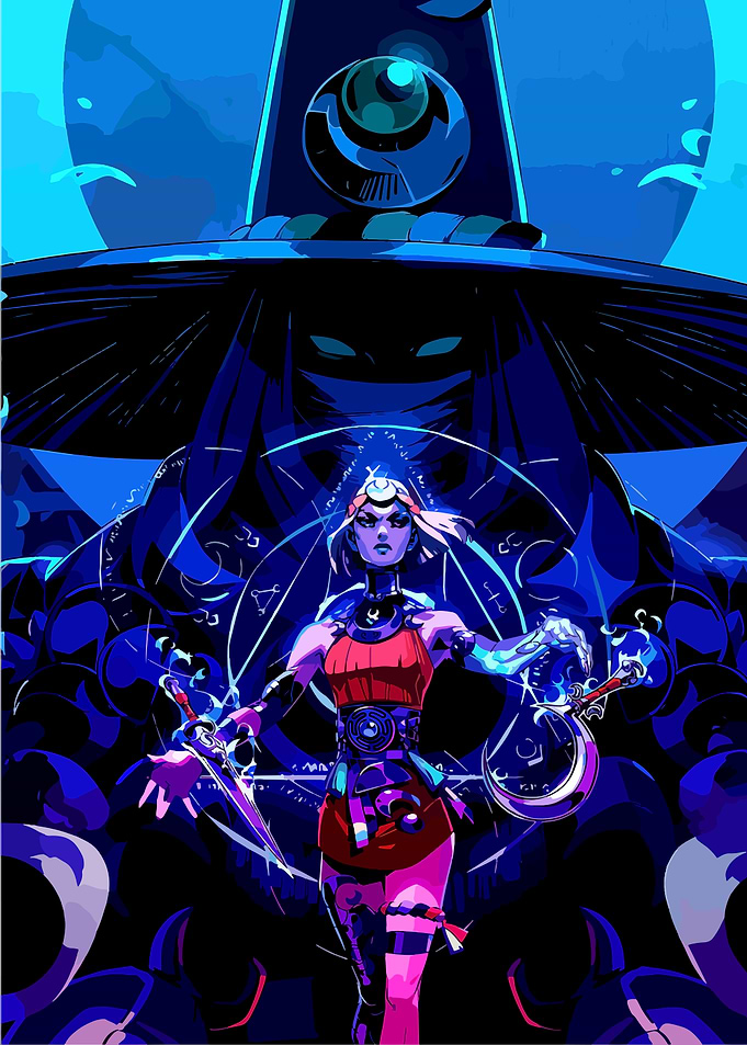 Hades Game Digital Poster Art