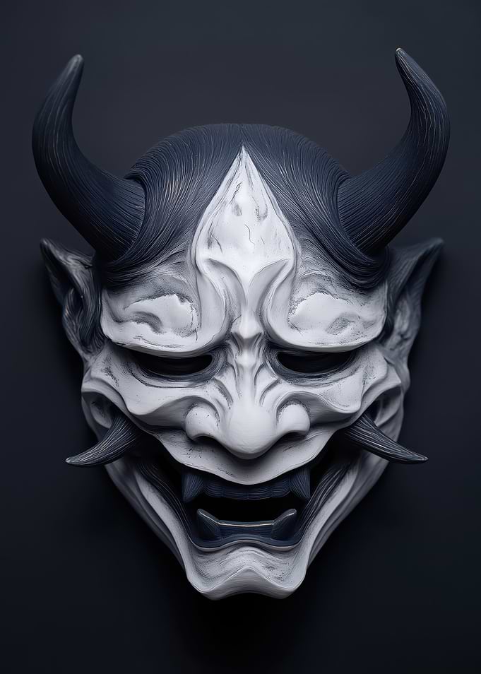 Oni Mask Close-Up