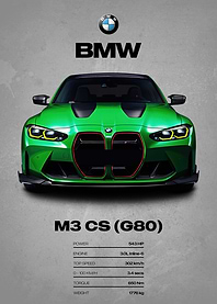 BMW M3 CS (G80) Front View