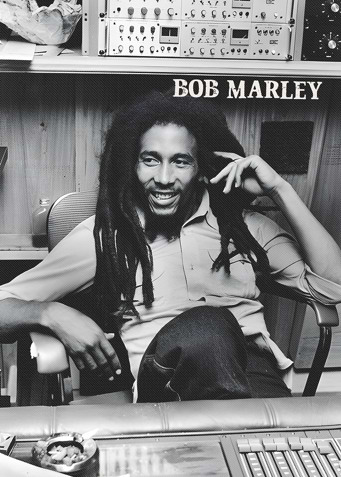 Bob Marley in the Recording Studio