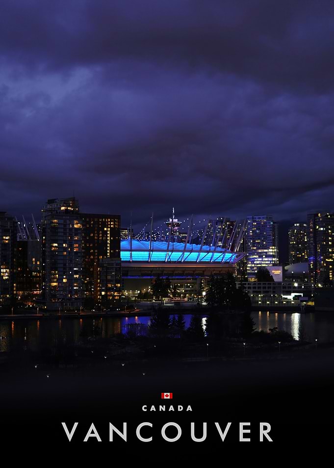 Vancouver Cityscape at Night