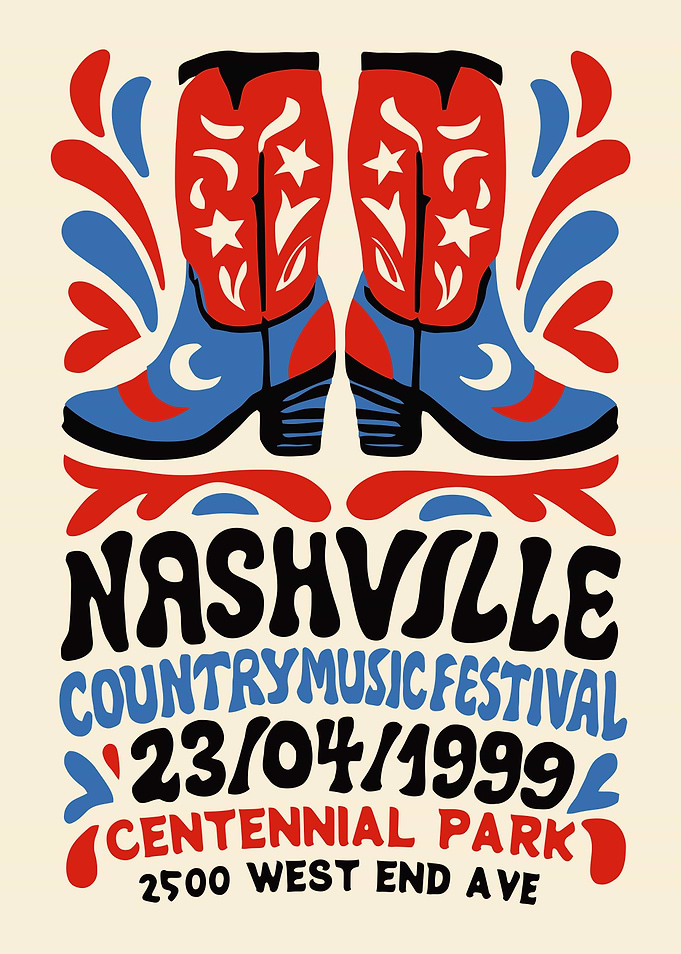 Nashville Country Music Festival Poster