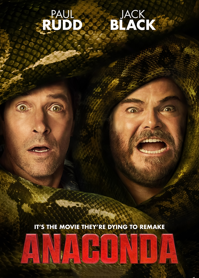 Anaconda Movie Poster with Paul Rudd, Jack Black