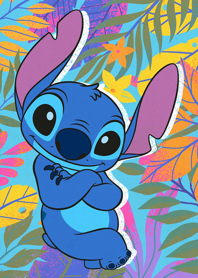 Stitch Cute Palms