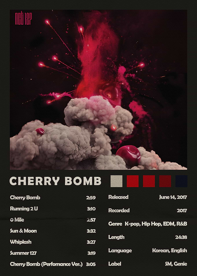 NCT 127 Cherry Bomb Album Cover