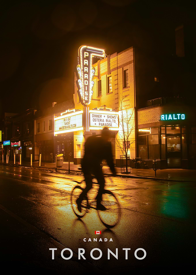Toronto at Night: Paradise Theatre