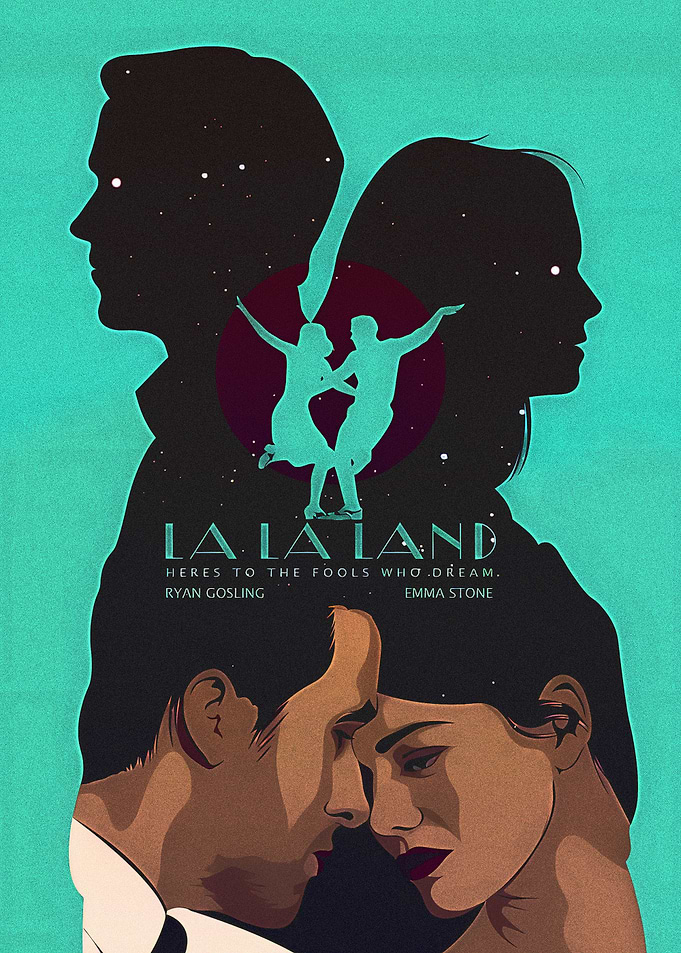 La La Land Movie Poster Art