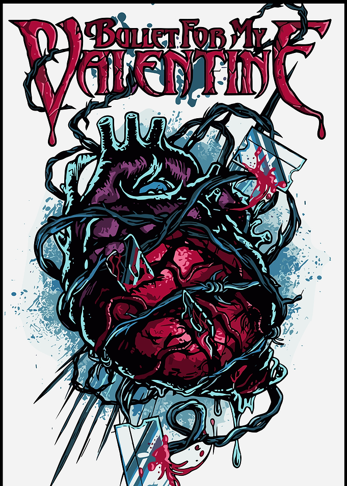 Bullet For My Valentine Heart Art
