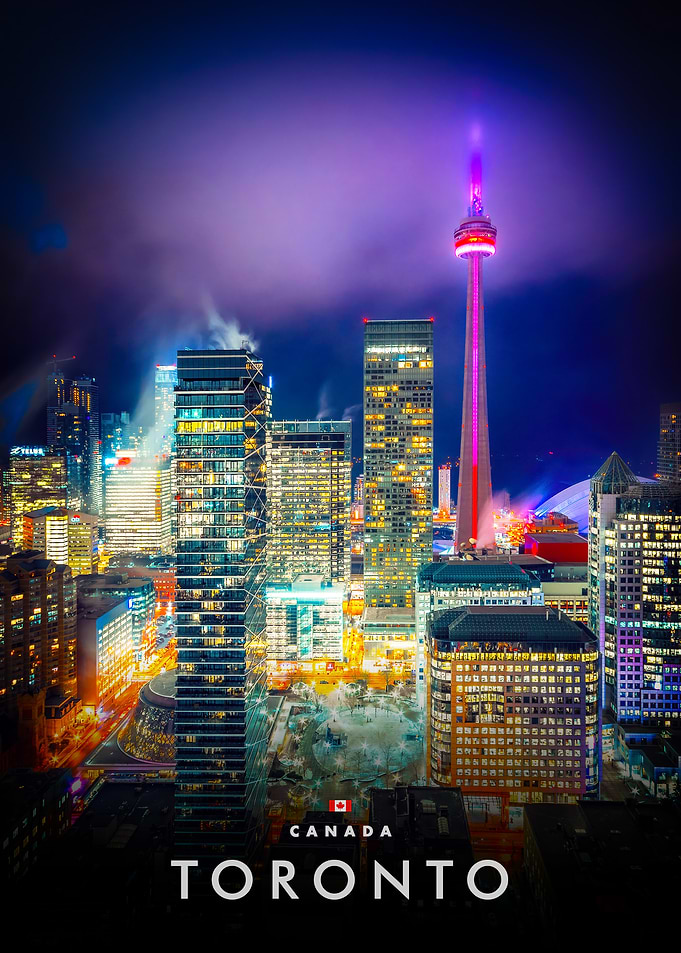 Toronto Cityscape at Night