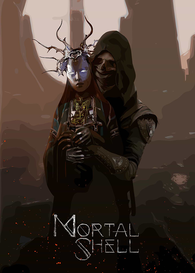 Mortal Shell: Woman and Grim Reaper