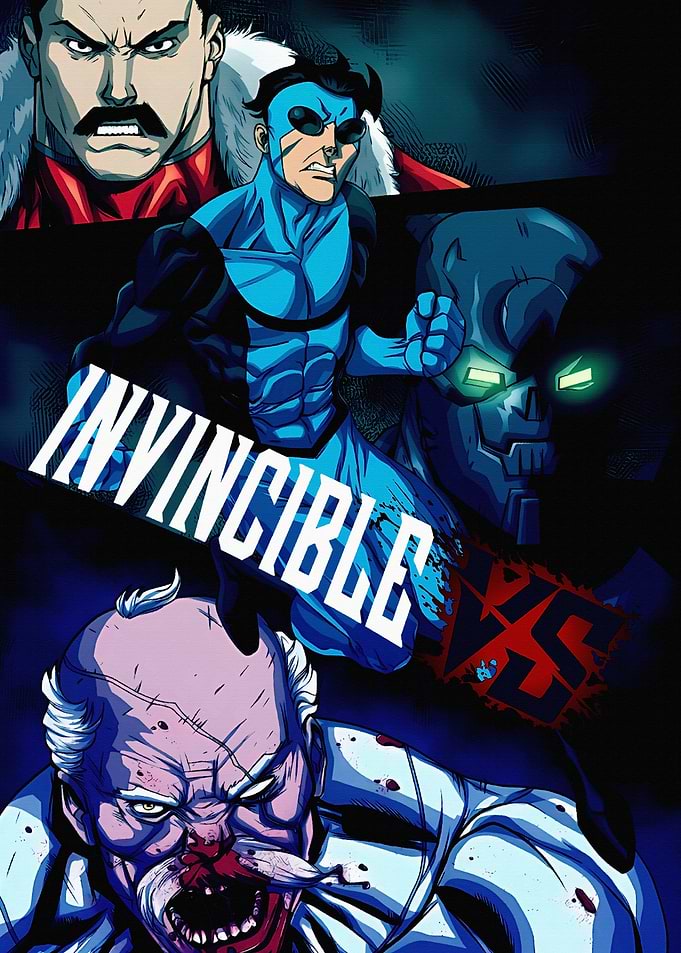 Invincible Vs Comic Book Cover Art