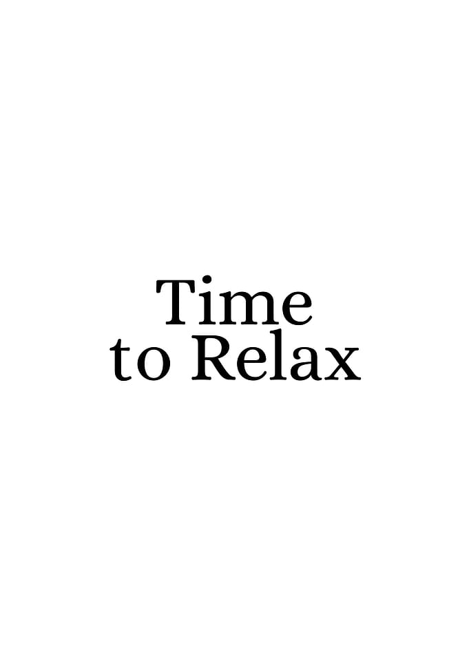Time to Relax Text Art