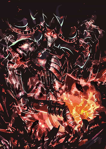 Armored Skeleton Warrior with Horns