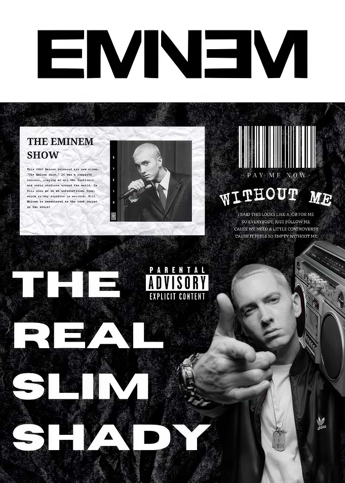 Eminem Collage: The Real Slim Shady