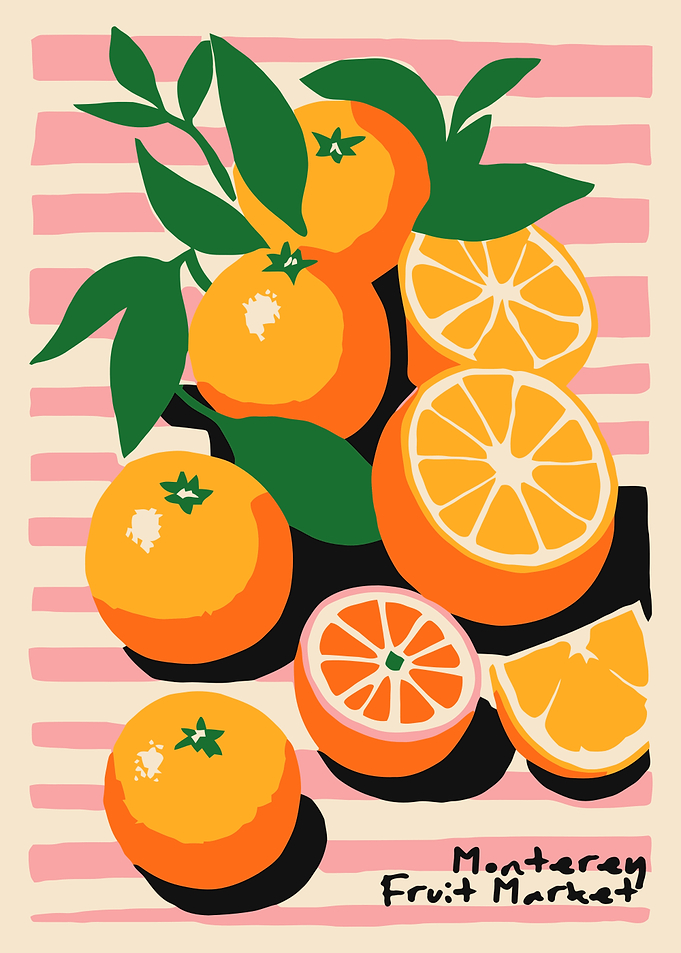 Monterey Fruit Market Still Life