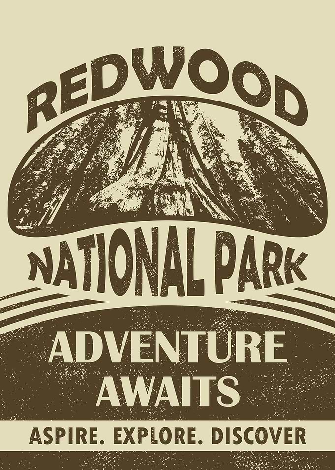 Redwood National Park: Adventure Awaits Poster