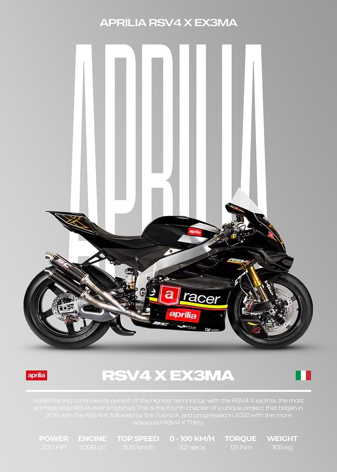 Aprilia RSV4 X EX3MA Motorcycle